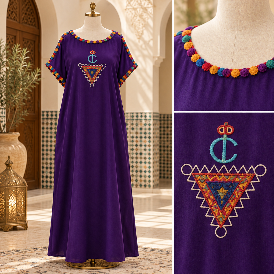 Gandoura marocaine contemporaine