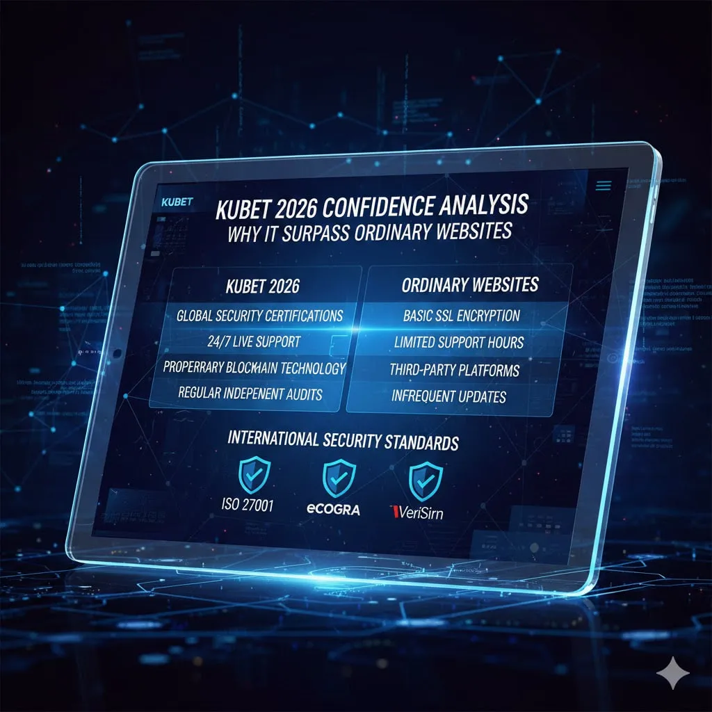 บทวิเคราะห์ความเชื่อมั่น KUBET 2026: ทำไมถึงเหนือกว่าเว็บทั่วไป? เปิดตารางเปรียบเทียบและมาตรฐานความปลอดภัยระดับสากล