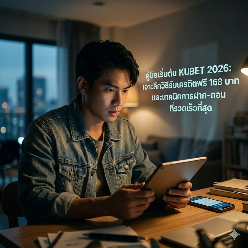 คู่มือเริ่มต้น KUBET 2026: เจาะลึกวิธีรับเครดิตฟรี 168 บาท และเทคนิคการฝาก-ถอนที่รวดเร็วที่สุด